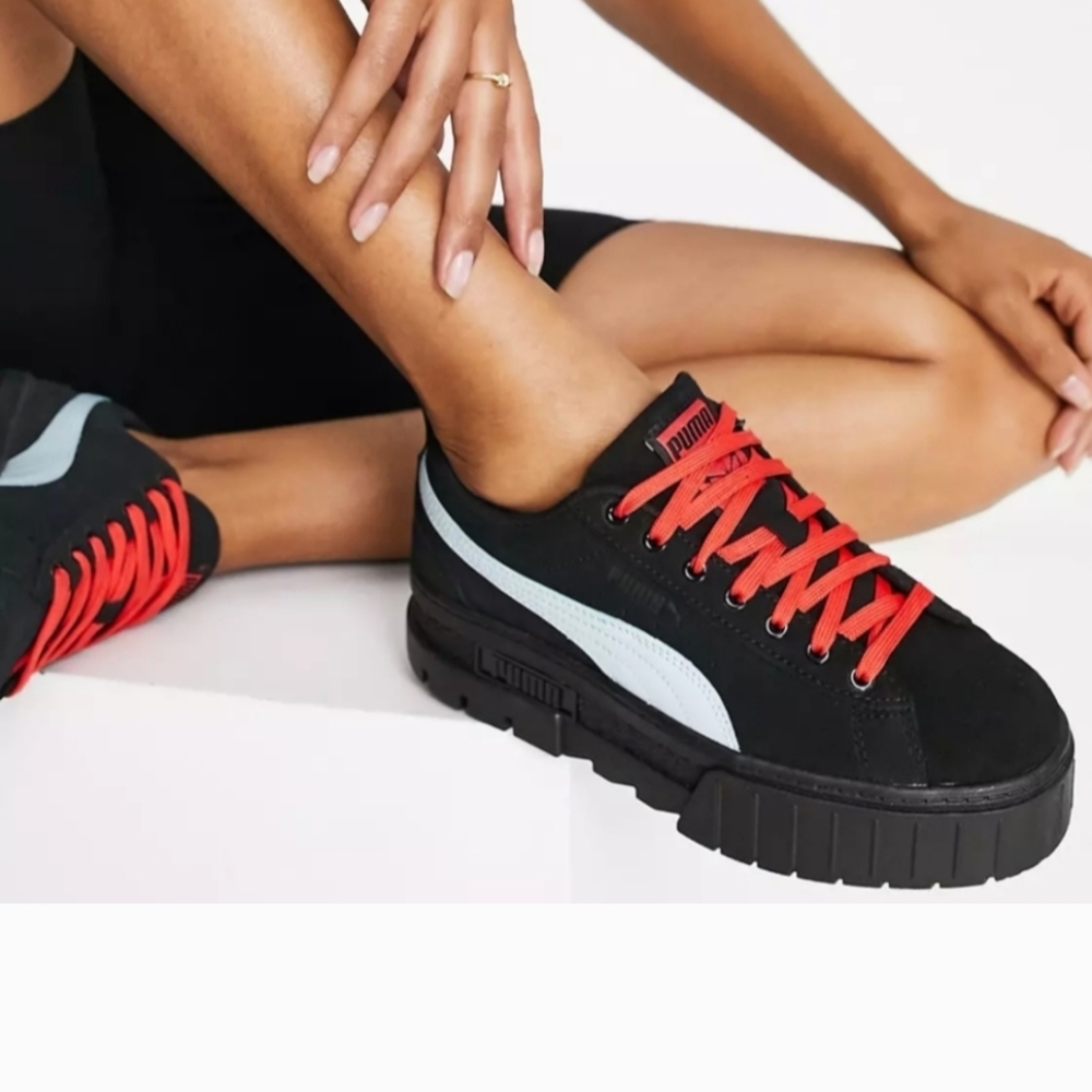 Puma Women's Mayze SD x Dua Lipa sneaker in Puma Black Size 10.5 Women